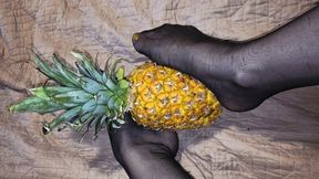 Naylon fetish, foot fetish, food fetish (anans)... with Miss GospodaricaEmma and Her aloha man Wolfy01