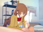 [seitokai yakuindomo] futa Shino x Aria(3d hentai)