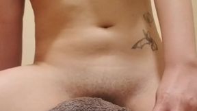humping my sensitive clit on my pillow till I orgasm ?