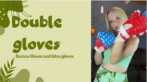 boxing and latex gloves