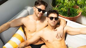 Handsome hotties Deacon and Jeremiah fuck