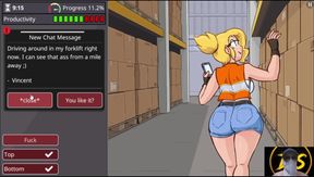 Barely Working Part-2! Hot Slut Is Fucked in Construction Duty Warehouse!