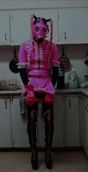Sissy Maid Cleaning Short