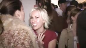 ”University teen gives head as others watch”