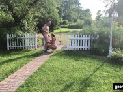 Dick Sucking Outdoors - Real Married Couple Missy and George