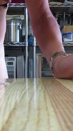 Licking up my creamy goodness   Clip 1