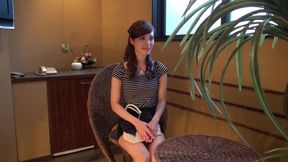 Japanese sweetie covered in oil gets fucked by masseur