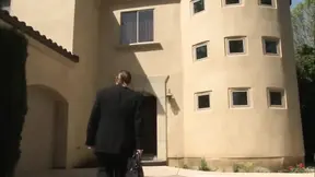 Hot fetish girl in latex gets banged in the kitchen