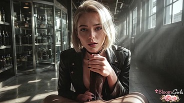 A 18-year-old yakuza girl picks up a guy at a shopping mall and doesn't hold back. [AI]