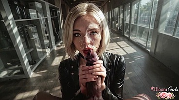 A 18-year-old yakuza girl picks up a guy at a shopping mall and doesn't hold back. [AI]
