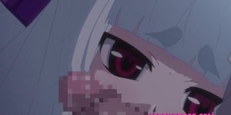 Hentai threesome riding cocks to messy finish