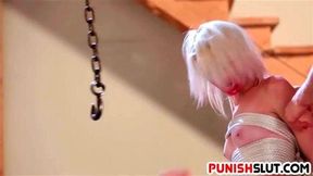 Blonde teen Maddy Rose is gets roped and punished