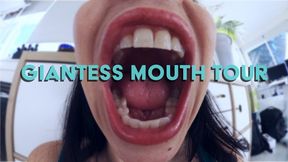 Giantess Mouth Tour- Explore Stella Liberty's Tasty Mouth - 4K MP4