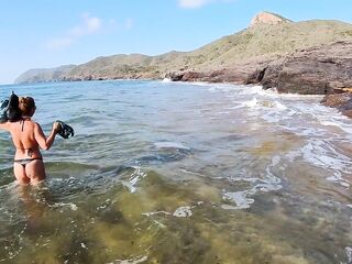 En busca de cuevas y encontramos una perfecta para tocarnos