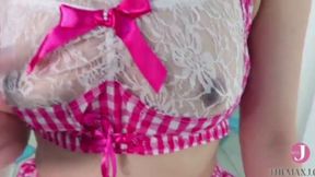 Adorable Maid Fantasies: Creamy Bukkake Showcases Seductive Nipples Close-Up - FAGN-008