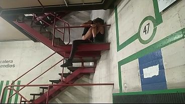 Sneaking into a parking to have sex (Full)