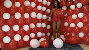 Part #1 Valentine's Day (masturbation and bursting balloons)