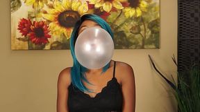 Bubble Gum Bubble Blowing