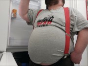 clerin out the fridge