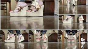 JULIETTE-RJ Cuckold Humiliation JOI - WEDGES HEELS - PLATFORM HEELS - RED NAILS - JOI - CUM ORDERS - HAND JOI - LICKING ORDERS - HUMILIATION - FOOT FETISH