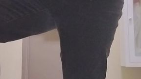 Showing off my belly button in a public place