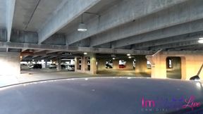 Exposed parking lot blowjob - ImMeganLive