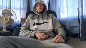 Making My Soft Cock Hard. Smoking and Edging