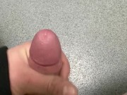 Quick Cumshot At Work
