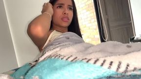 Step sister gets gushing wet every morning in my bed cowgirl deepthroat creampie latina milf