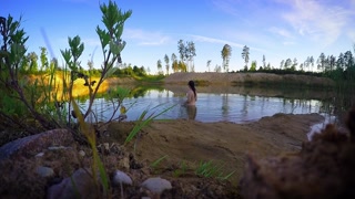 Nudism Adventures: Driving Naked To The Abandoned Lake