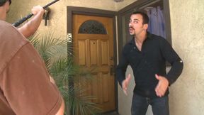 Sexy blonde greedy and wanting to be fucked by big cock gets her face blown off