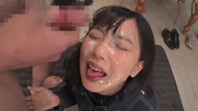 Cute Japanese Girl Get Bukkake 2