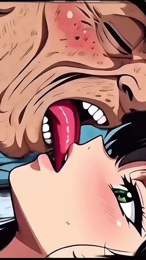 Hot ninja Girl took a final lesson with wrong old man - kiss, ejaculation, lotion play - HD - Hentai AI Generated   Clip 2
