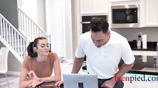 Step Daughter Caught Stepdad Masturbating- Mia Taylor