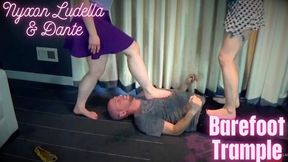 Nyxon Ludella & Dante Barefoot Trample 540p