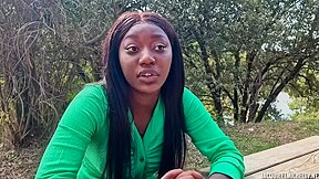 Awa Black French Young Slut In Her First Hard Sex