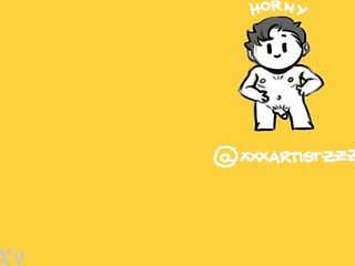 lustful of homosexual catoon