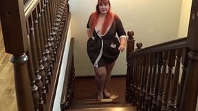 Naughty bbw fuck sex toys fatty pussy and a big butt &mdash;  a passionate anal orgasm