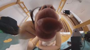 C4s giantess 266K XINGGAN VORE Licking Dwarf loser 360VR