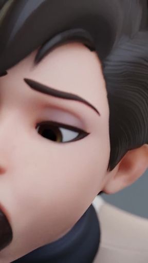 Tracer Gets Bored and Services Two Bbcs - Premium 3D Overwatch Animation