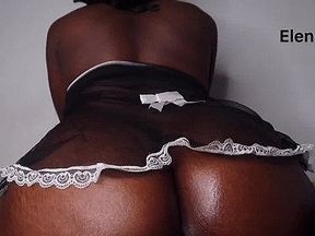 Riding my Dildo in my Maid Costume