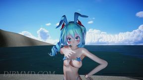 Miku - T-ara - Bunny Style - Beach Stage 1287