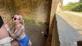 British Slut Gets Fucked In Public Dogging With Cheating Husband Sophia May