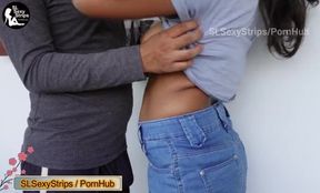 Sneaky Study Session: Sri Lankan Boyfriend Surprises His Girlfriend at Home!