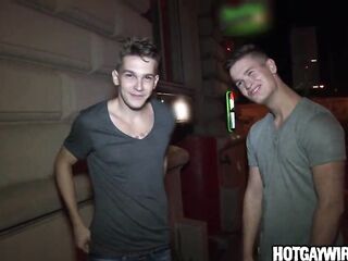 Precious amateur twinks showing off their large ramrods - homo porn