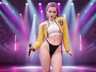 Rumi from Huntrix Kpop Demon Hunters Screws with Fans (AI)