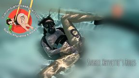 Sushii Xhyvette’s Slow-mo Leohex SCUBA & Masturbation to Release a Locked Jaw - 1080