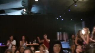 Partying Hard! Wild Babes Go Crazy With Big Dick Dancer
