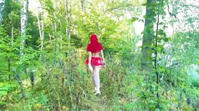 Little Red Riding Hood&#039;s Adventure in the Forest - Pussy Destruction - Deep Throat