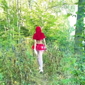 Little Red Riding Hood&#039;s Adventure in the Forest - Pussy Destruction - Deep Throat